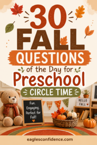 Fall Questions of the Day for Preschool