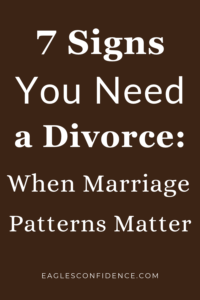 Signs You Need a Divorce